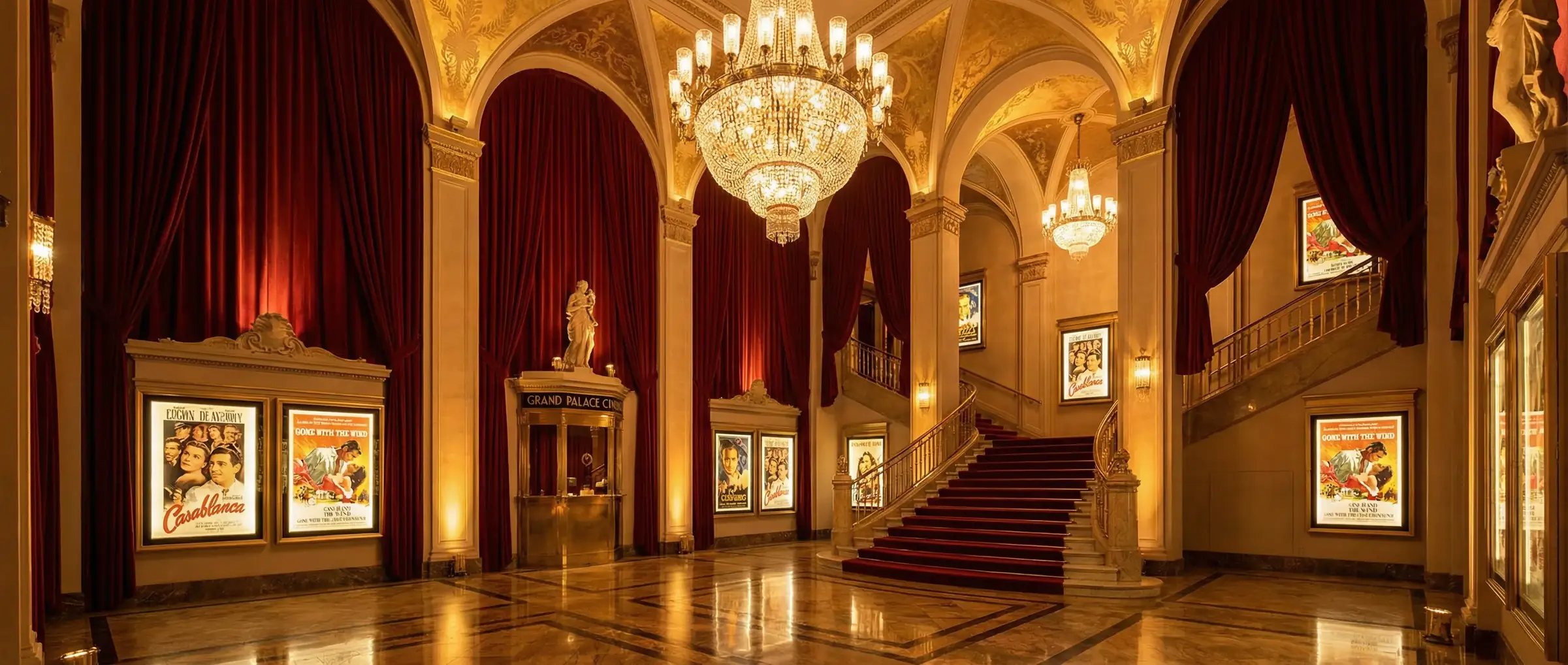 寸止挑战 豪华电影院大厅