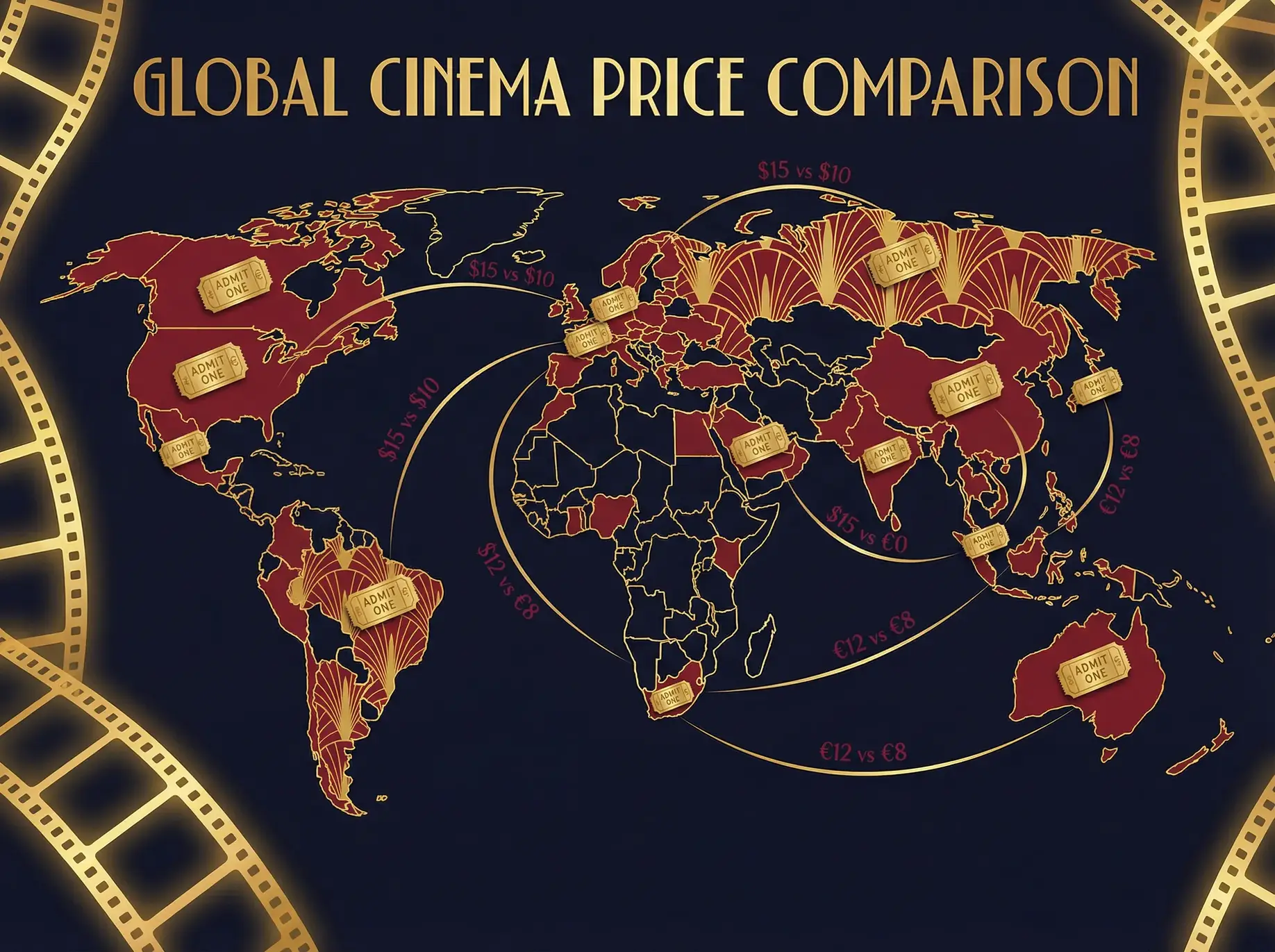 寸止挑战 全球电影票价比较地图